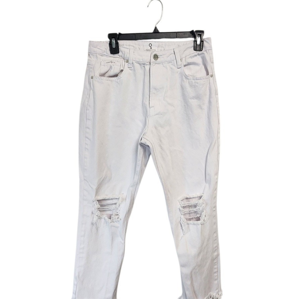 Insane Gene Hi-Rise Straight Jeans Women 9/28 White‎ NWT